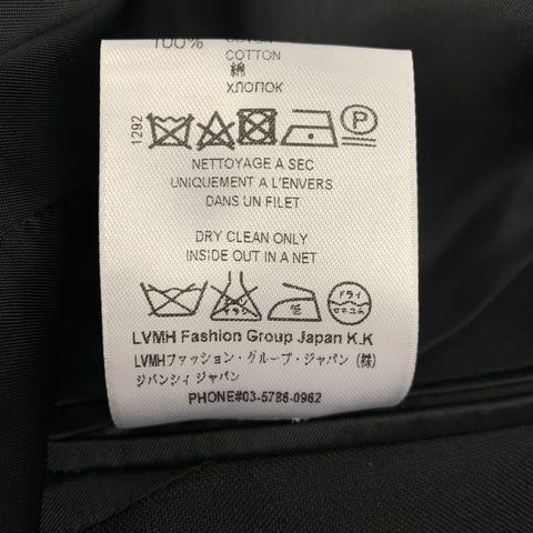 GIVENCHY Size 36 Black Wool Mohair Sport Coat