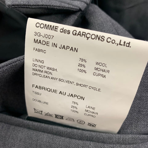Noir KEI NINOMIYA Size M Grey Wool  Mohair Layered Jacket