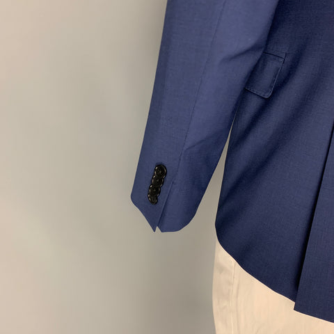 JOHN VARVATOS * U.S.A. Size 42 Regular Navy Notch Lapel Sport Coat