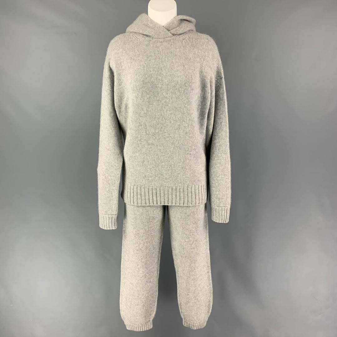 RAEY Size XXS Grey Heather Cashmere Elastic Waistband Casual Pants