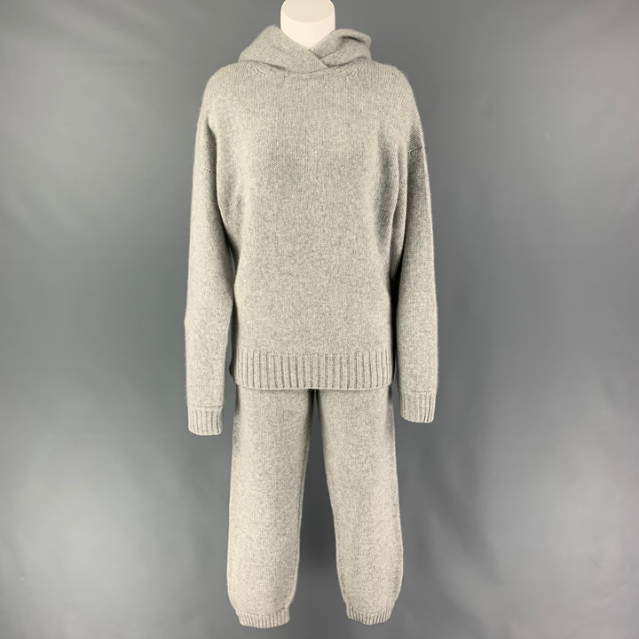 RAEY Size XXS Grey Heather Cashmere Elastic Waistband Casual Pants