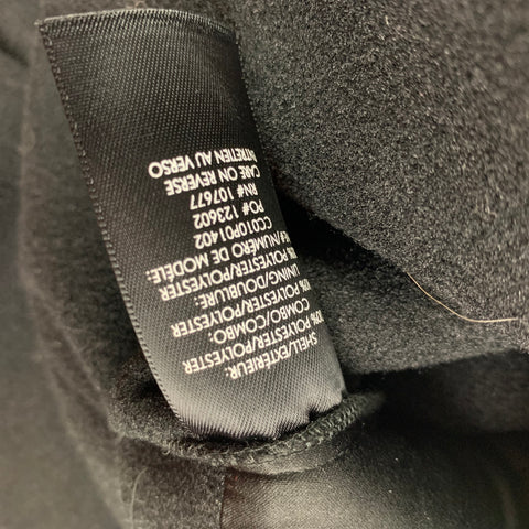 ALICE + OLIVIA Taille XS/S Manteau réversible en polyester imprimé animal blanc noir