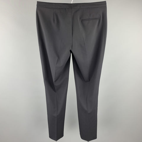 JIL SANDER Size 6 Black Straight Leg Dress Pants