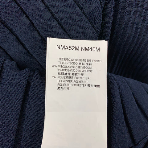 ARMANI COLLEZIONI Taille 2 Robe de cocktail sans manches en viscose / polyester marine