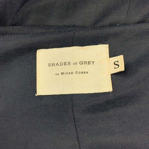 SHADES OF GREIGE by MICAH COHEN Size S Black & Navy Polyester Blend Vest