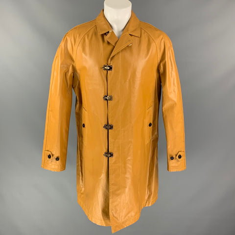 BURBERRY PRORSUM Resort 2012 Size 40 Mustard Yellow Raincoat