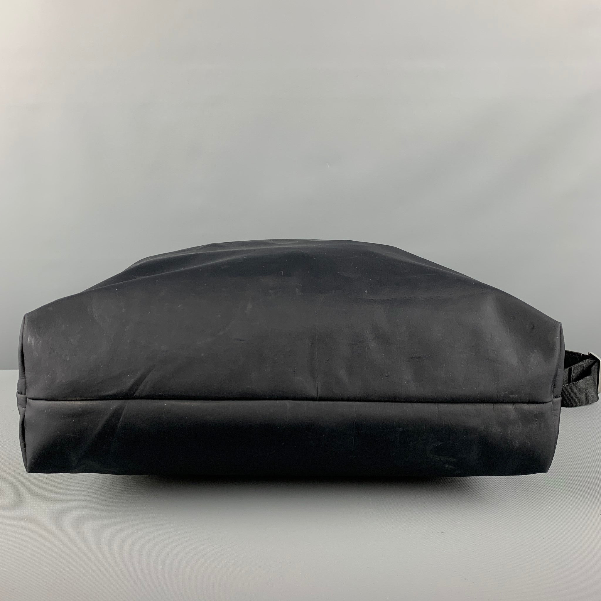 WANT LES ESSENTIELS DE LA VIE Black Nylon Leather Tote Bags