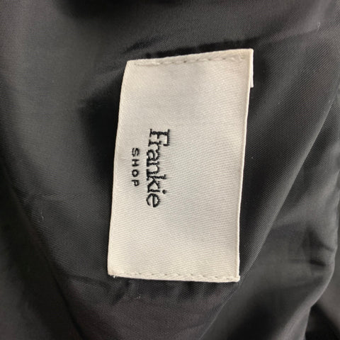 FRANKIE SHOP Taille unique Veste bomber surdimensionnée en polyester noir