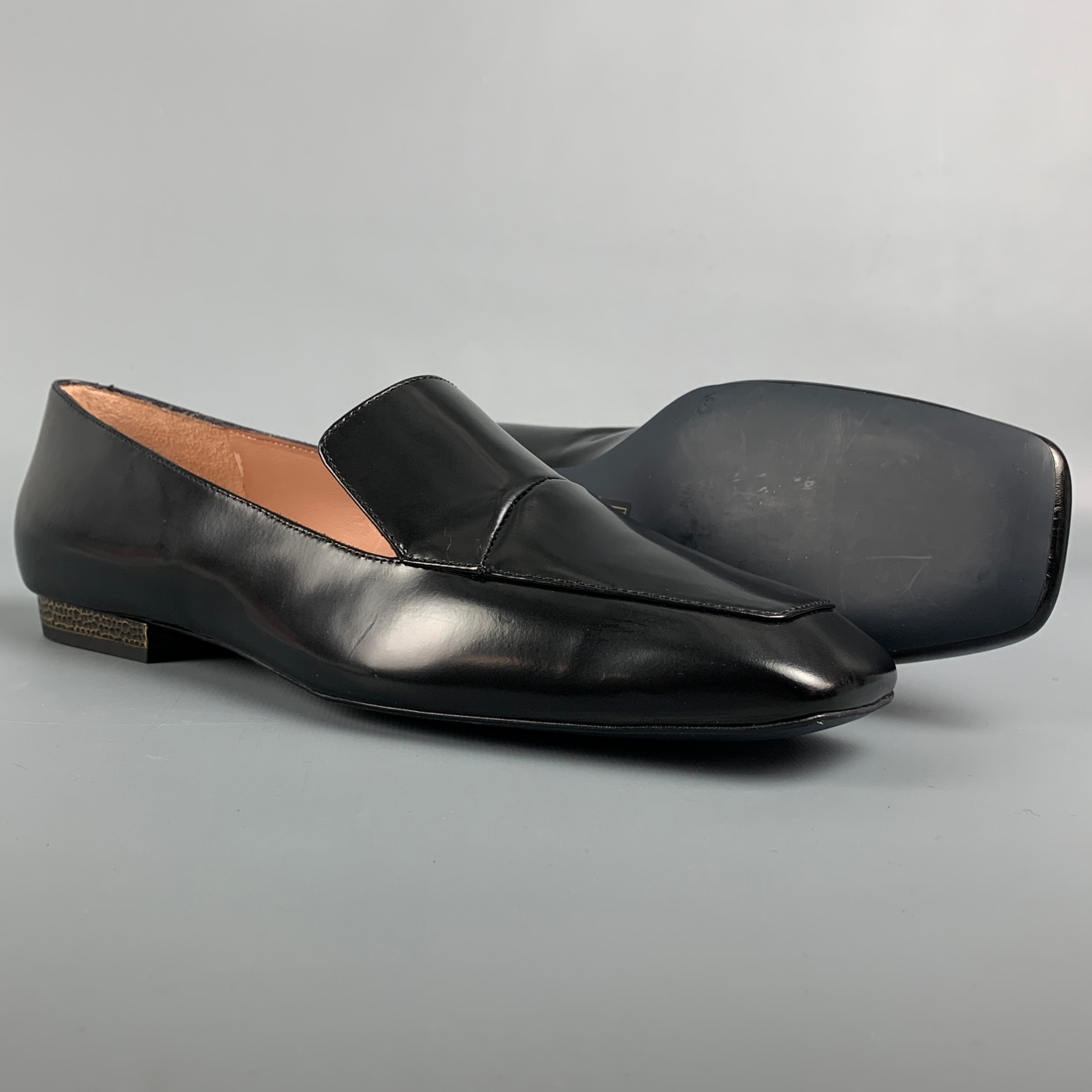 JIL SANDER ブラック ローファー 36 Jil Sander レザーローファー | ブラック | FARFETCH JP