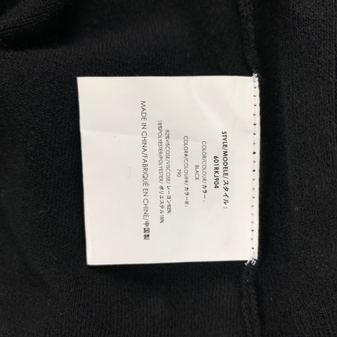 MICHAEL KORS COLLECTION Taille M Haut de robe clouté en mélange de viscose noire