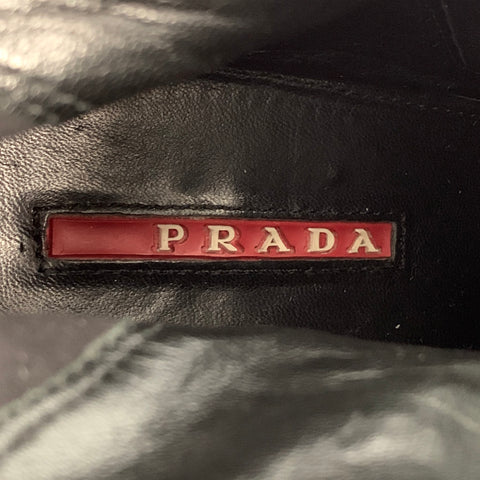 PRADA SPORT Talla 8 Botines de nailon negro