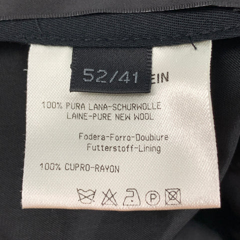 CALVIN KLEIN COLLECTION Size 36 Black Wool Zip Fly Dress Pants