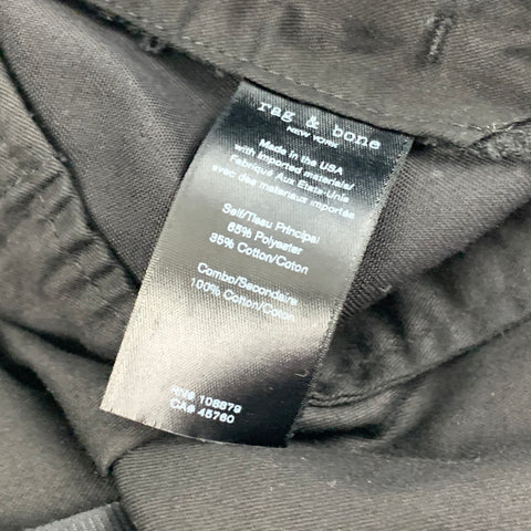 RAG & BONE Size 31 Black Polyester Cotton Cargo Casual Pants
