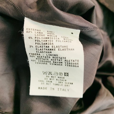 ETRO Robe sans manches plissée marron taille 6