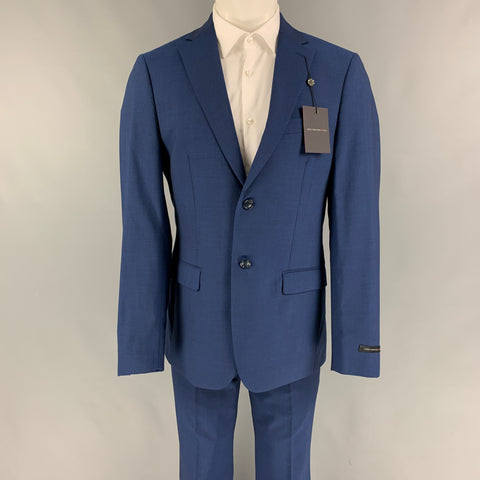 JOHN VARVATOS * U.S.A. Size 40 Navy Wool Notch Lapel Suit