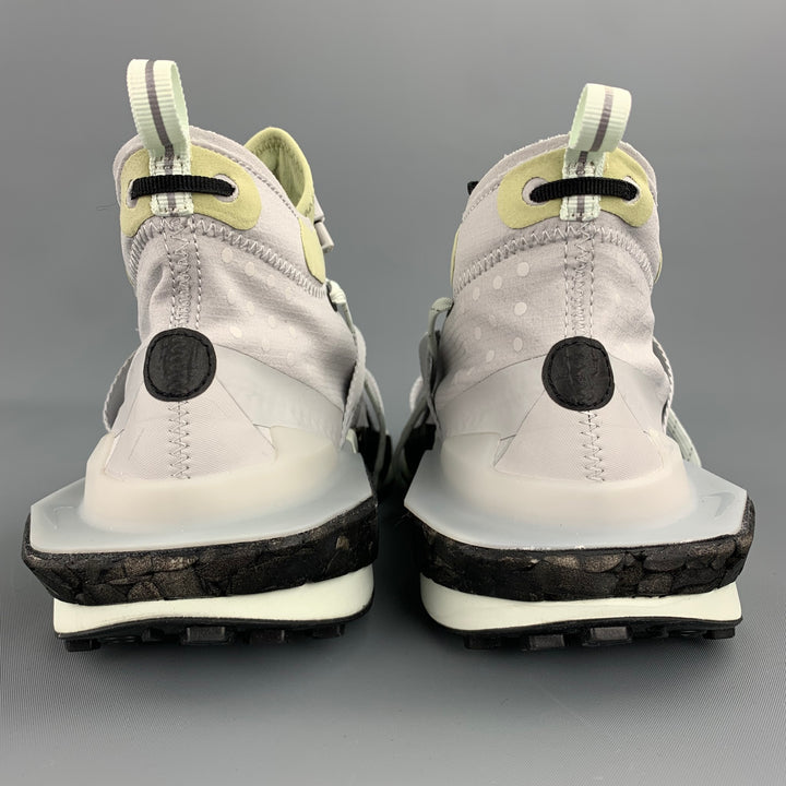 NIKE Dirfter Split Size 9.5 Light Gray Nylon Runner Sneakers
