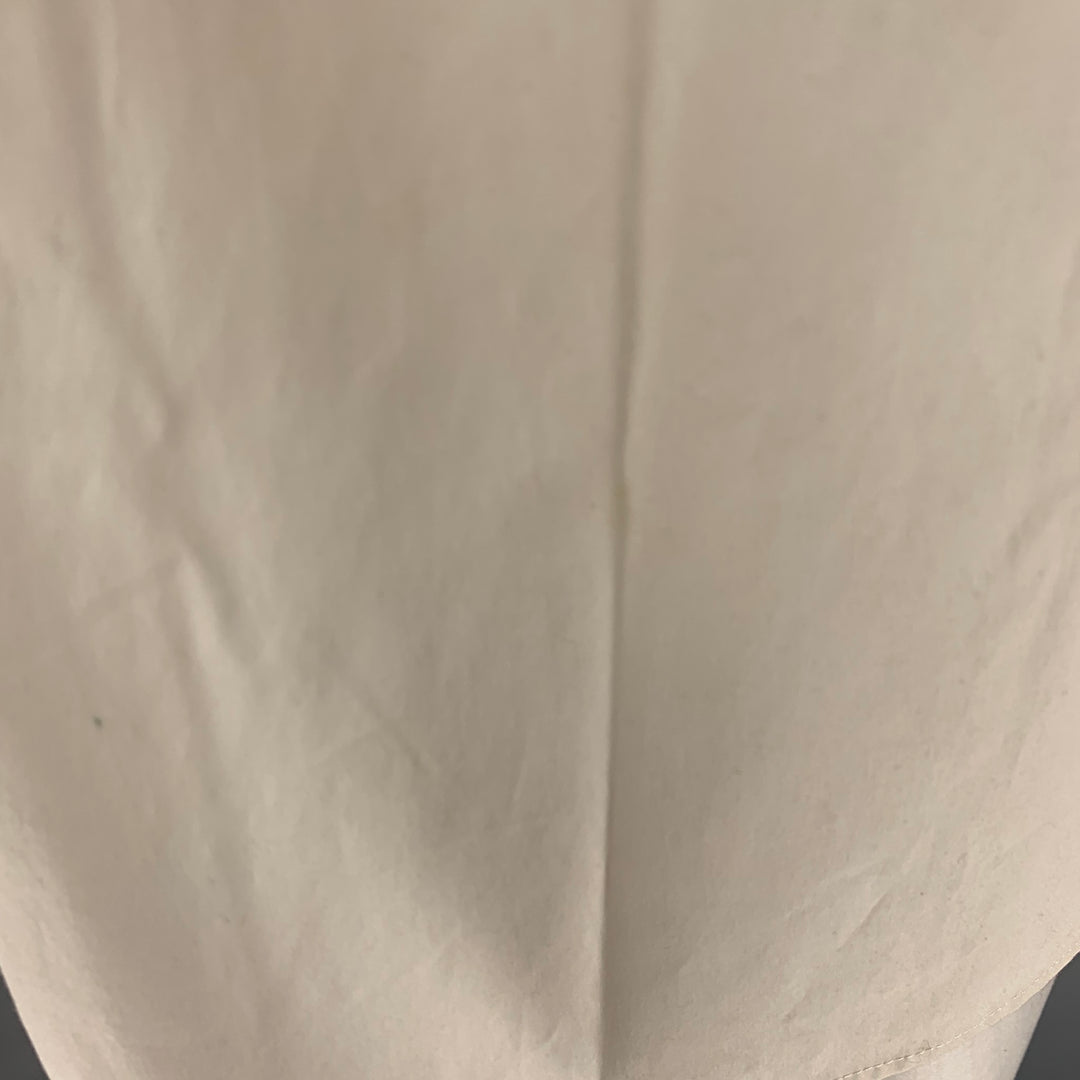 MARC JACOBS Size 6 White &  Blue Cotton/ Spandex Nautical Blouse