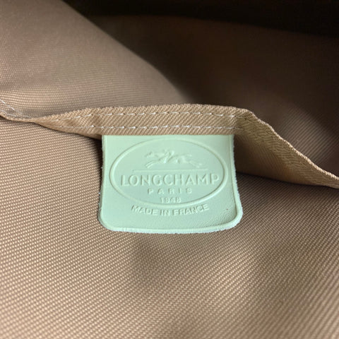 LONGCHAMP Sac à bandoulière en simili cuir menthe