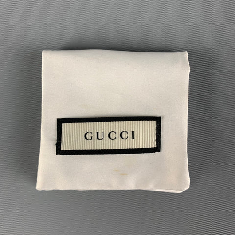 Rare GUCCI Silver Tone Anger Forest Engraved Single Ear Cuff Earrings