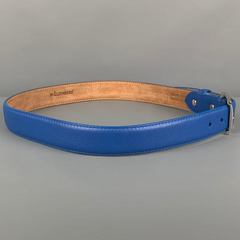 W. KLEINBERG Size 31 Blue Leather Belt