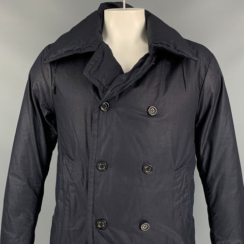 45rpm Size L Navy Cotton Down Fill Double Breasted Peacoat