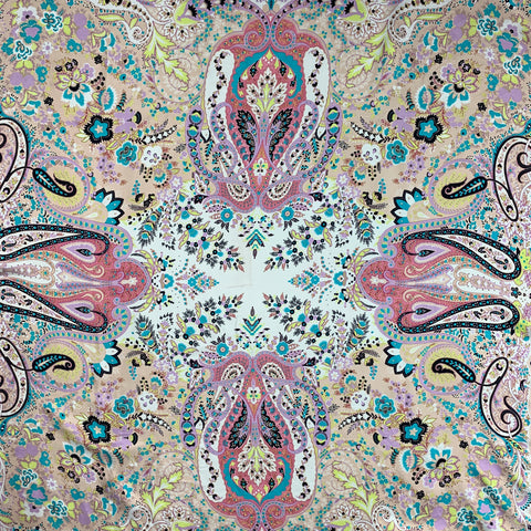 Bufanda de seda de sarga de cachemira multicolor de ETRO