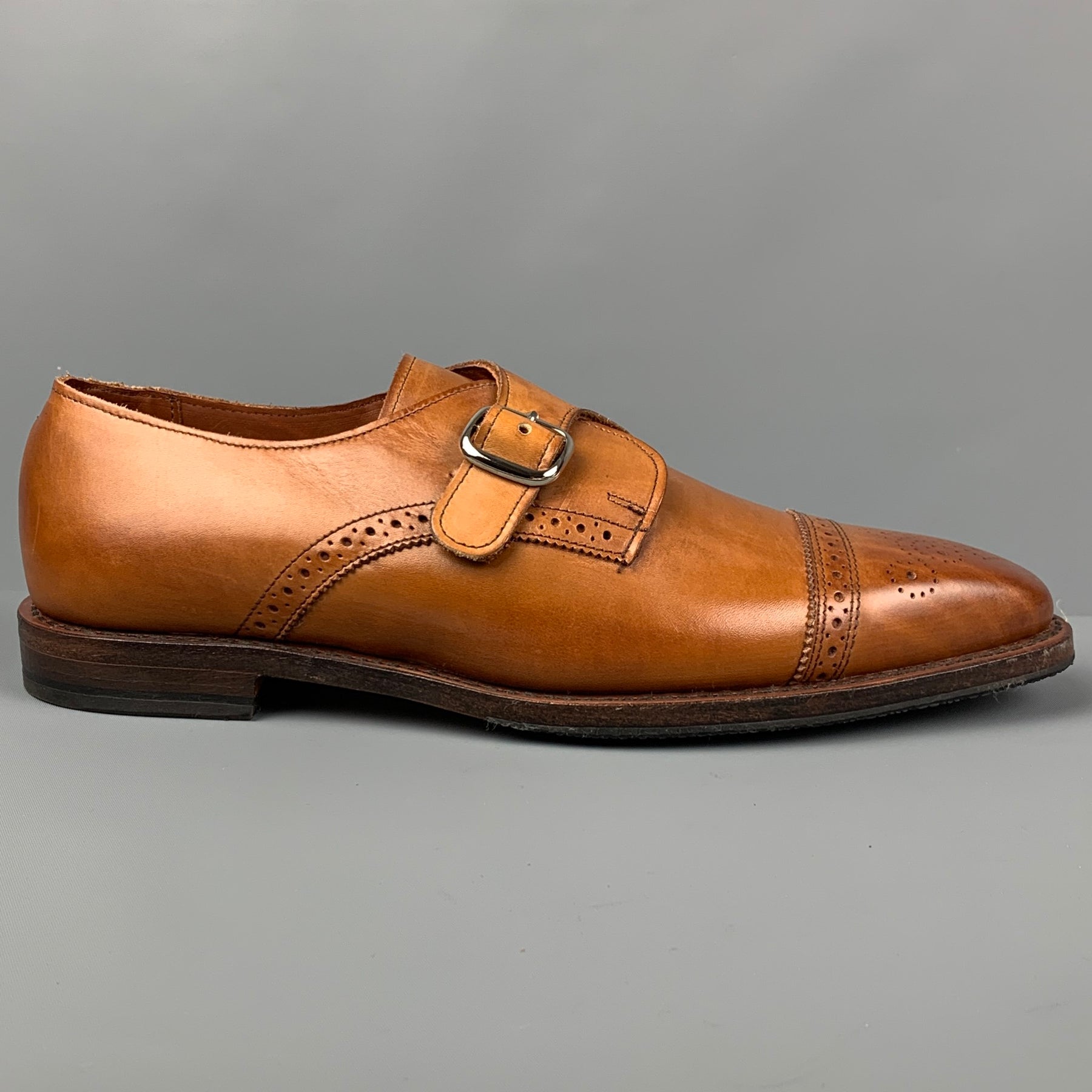 靴 Allen Edmonds 2405 Garner Monk strap Mens ALLEN EDMONDS Garner Black Leather Monk Strap Dress