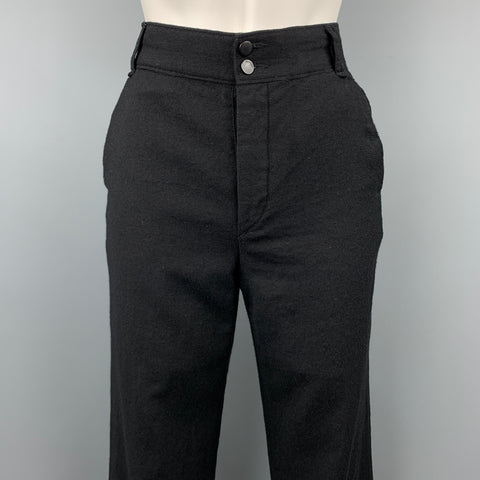 RAG &amp; BONE Taille 4 Pantalon habillé en laine noire à jambe droite