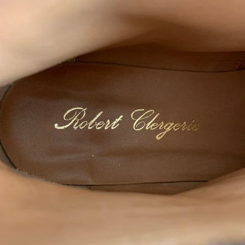 ROBERT CLERGERIE Size 8.5 Gold Silver Metallic Pull On Boots