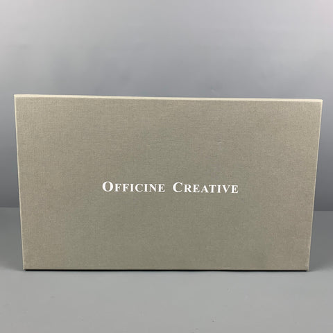 OFFICINE CREATIVE Sandales à glissière en cuir marron taille 9