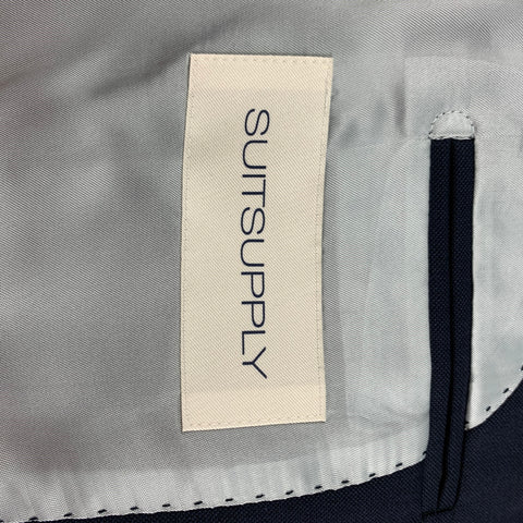 SUIT SUPPLY Costume à simple boutonnage en laine bleu marine Taille 36