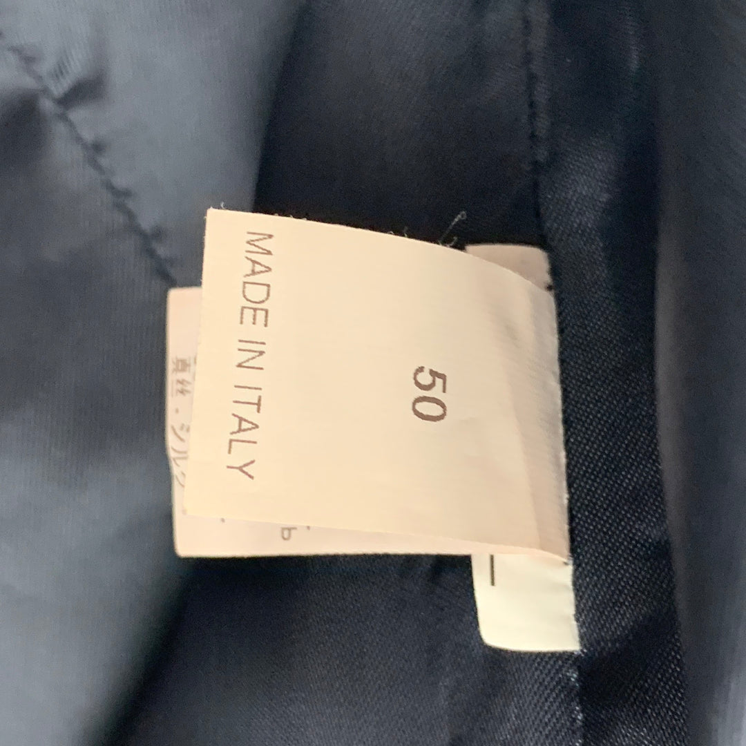BRUNELLO CUCINELLI Size M Brown Plaid Linen Blend Buttoned Vest