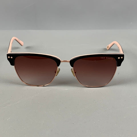 TED BAKER Brown Pink Acetate Sunglasses & Eyewear