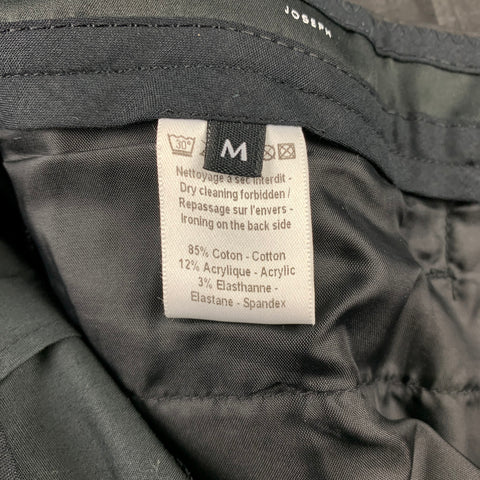 JOSEPH Pantalones casuales de pierna recta en mezcla de algodón color pizarra talla M