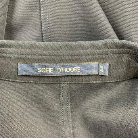 SOFIE D'HOORE Taille 4 Robe chemise en coton bleu marine