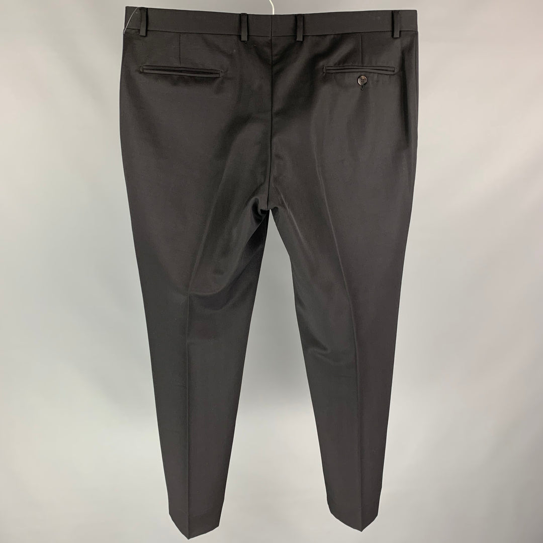 GUCCI Size 40 Black Wool Zip Fly Dress Pants
