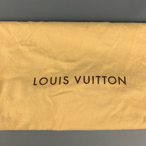 LOUIS VUITTON 2010 Lunar PM Taupe Perforated Leather Satchel Mahina Handbag