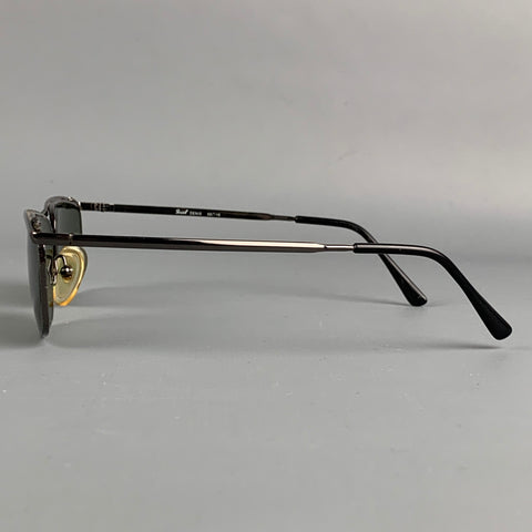 Vintage PERSOL Black Metal Denis Sunglasses