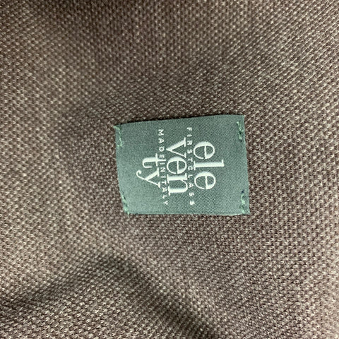 ELEVENTY Size 40 Eggplant Cotton Blend Notch Lapel Sport Coat