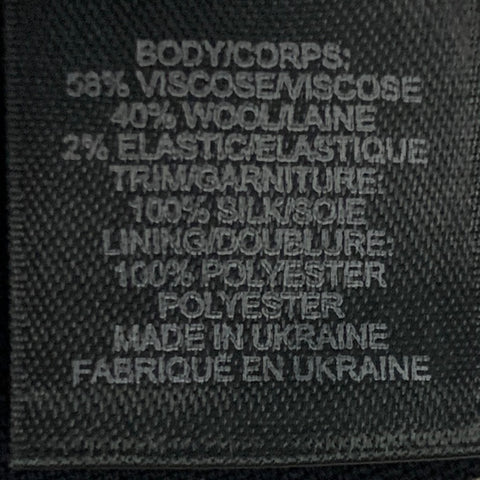 MARC by MARC JACOBS Size 2 Black Viscose Blend Jacket
