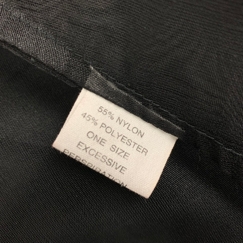 STERLING Talla Única Chaqueta frontal abierta de poliéster y nailon negro
