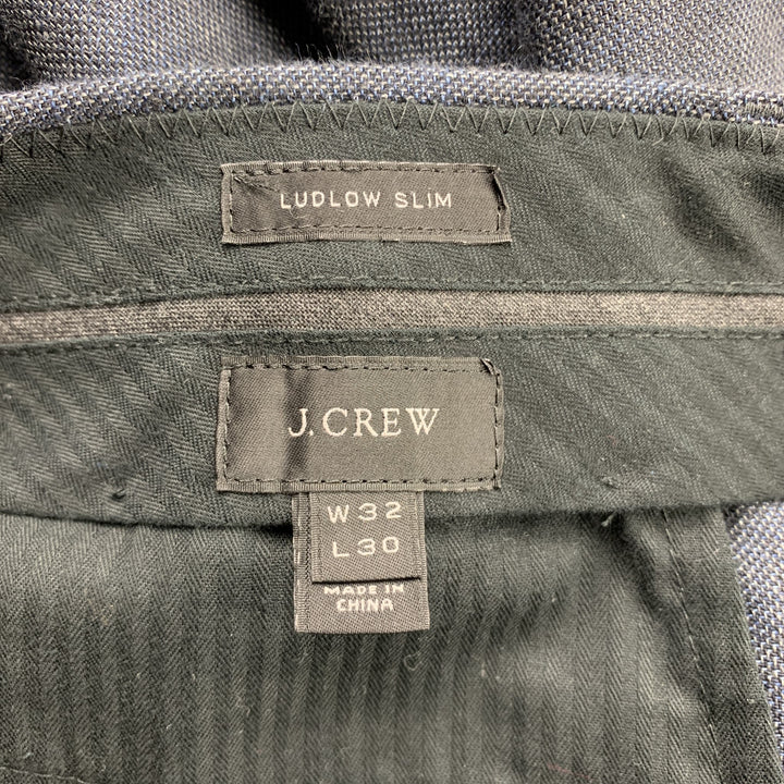 J CREW Ludlow Size 32 Navy Linen / Wool Dress Pants