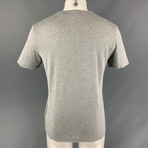 THEORY Size M Grey Heather Modal Blend Short Sleeve T-shirt