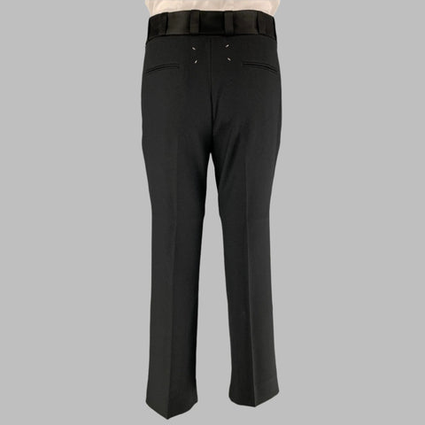 MAISON MARGIELA Taille 38 Smoking à revers cranté en polyester uni noir