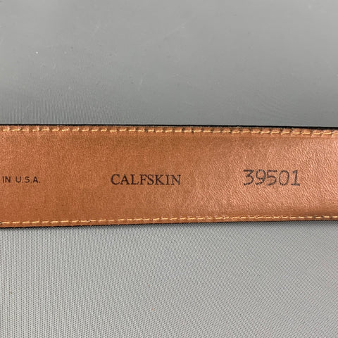 ALLEN EDMONDS Talla 36 Cinturón de cuero negro