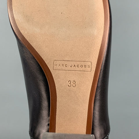 MARC JACOBS Talla 8 Zapatos con cordones de cuero negro