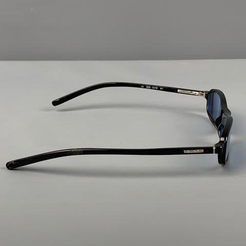 Lunettes de prescription en acétate noir GUCCI
