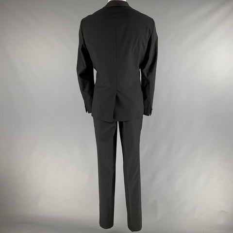 MR P. Taille 46 Tuxedo à col châle en laine unie noire
