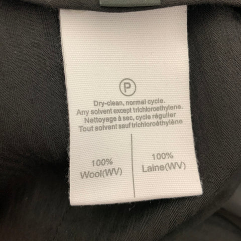 INDOCHINO Size 31 Blue Navy Plaid Wool Flat Front Dress Pants