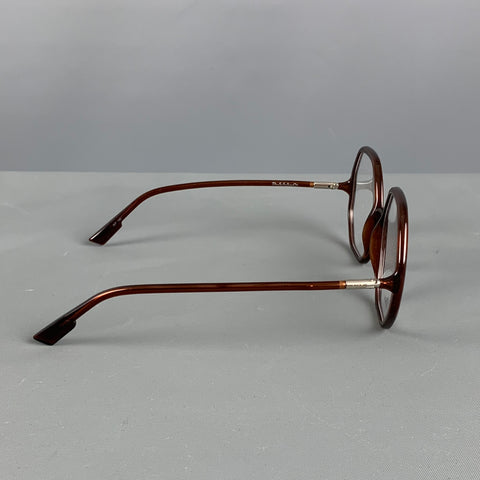 CHRISTIAN DIOR Brown Acetate Frames